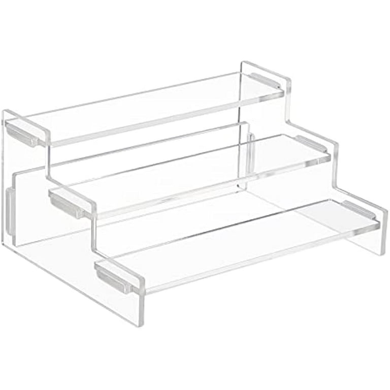 Clear Acrylic Bench with Storage Shelf