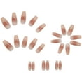Acrylic Tips Long Clear Finished Nail Pieces Nails 24 Piece Set