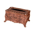 thumbnail image 1 of Acrylic Tissue Box Cover, Toilet Paper Holder Container Storage, Decorative Rectangular Napkin Dispenser for Bedroom Kitchen Night Stand Decoration Small Red Bronze, 1 of 8