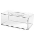 thumbnail image 1 of Acrylic Tissue Box Holder, Square Tissue Box Cover, Clear Square Dispenser Holder, Facial Tissue Box Organizer, Transparent Napkin Box Cover, Decorative Tissue Holder, 10.2X5.51X4.33inch, 1 of 7