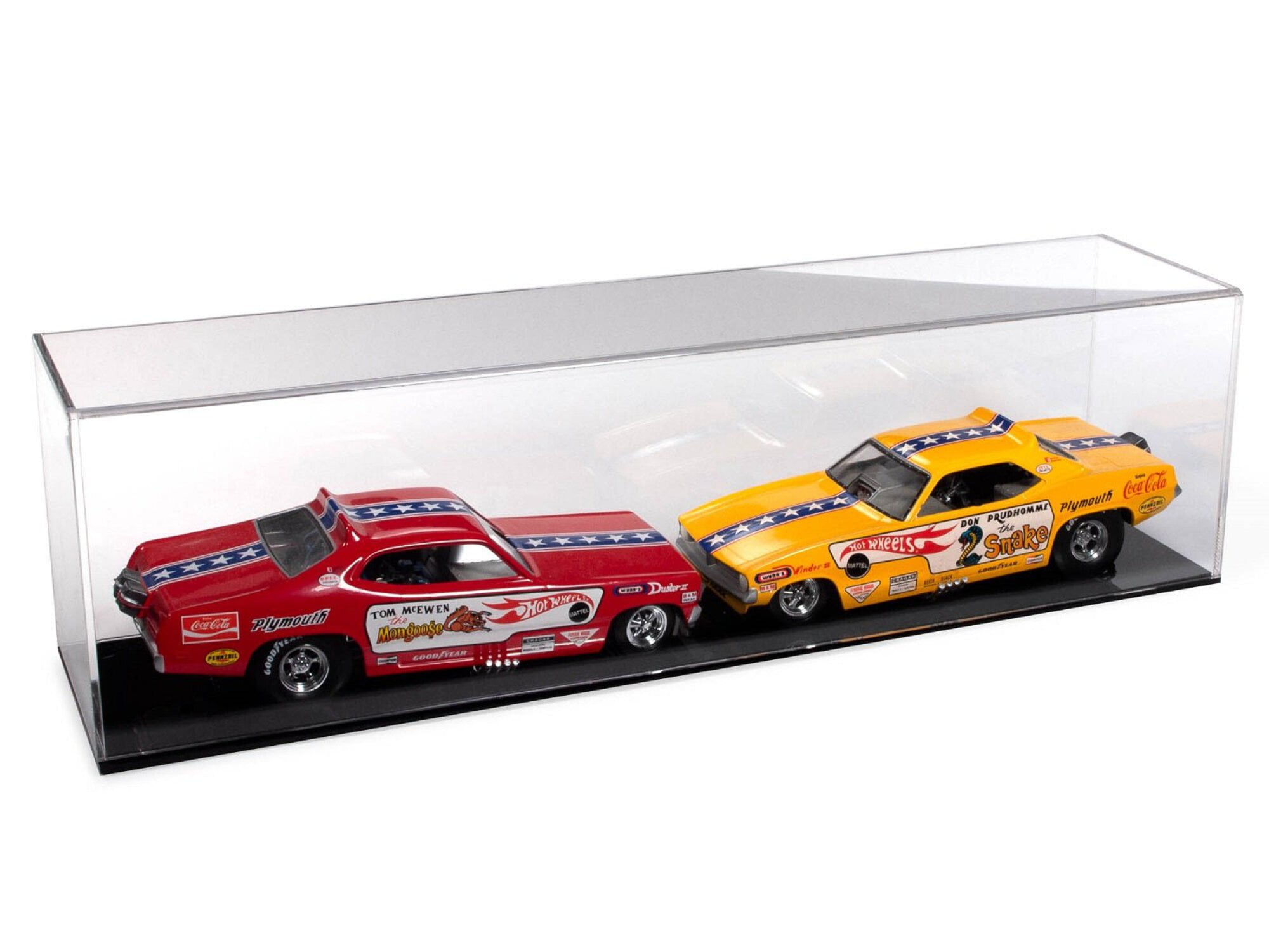 Acrylic Top Fuel Dragster Collectible Display Show Case for 1/24 Scale Model Cars by Auto World