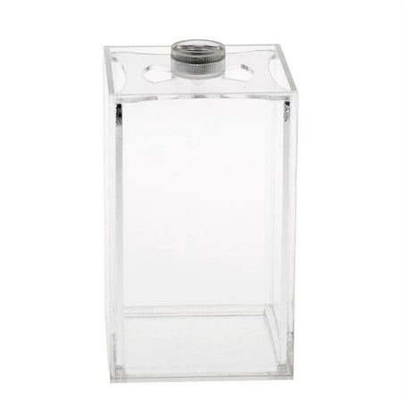 Acrylic Transparent Aquarium Tropical Sea Aquatic Rumble Fish Small LED Tank