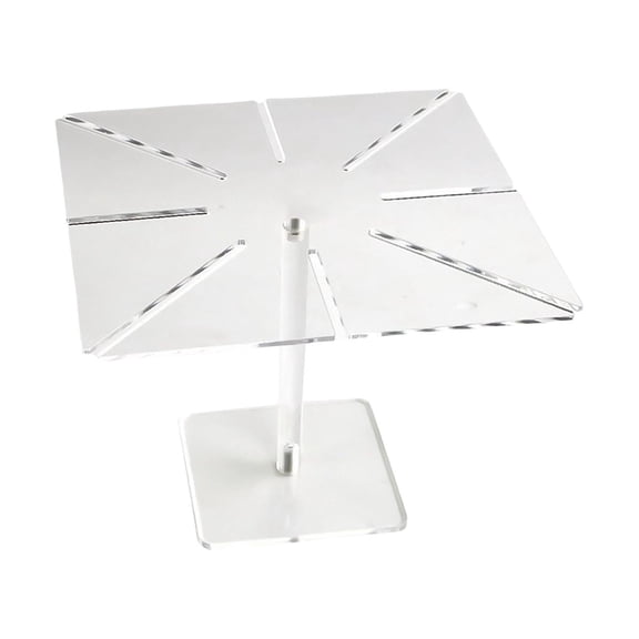 Acrylic Transparent Cake Holder, Cupcake Stand Decorative Cake Stand Candy Holder for Anniversary, Thanksgiving, Birthday, Party Decoration Square