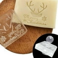 thumbnail image 1 of Acrylic Transparent Soap Stamp Christmas Theme Pattern Soaps Embossing Stamp Hnadmade Soaps Making Tools Accessories, 1 of 8