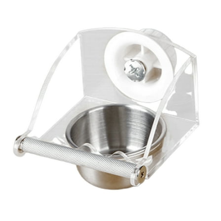 Acrylic Transparents Bird Feeders Parakeets Cage Automatic Bird Feeding Tool for Small and Media Parakeets