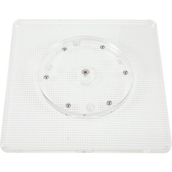 Acrylic Turntable Cookie for Cake Decorating Revolving Stand Swivel Cupcake Biscuits Rotating Clear Decorative Frame