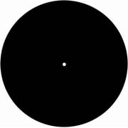 Acrylic Turntable Mat Support 11.8in Black Vinyl LP Record Player Mat Reduces Noise Anti Static Flat Round Protective Records Platter Slipmat Pads for Cleaner Acoustic Sound Support
