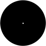 Acrylic Turntable Mat Support 11.8in Black Vinyl LP Record Player Mat Reduces Noise Anti Static Flat Round Protective Records Platter Slipmat Pads for Cleaner Acoustic Sound Support DIY