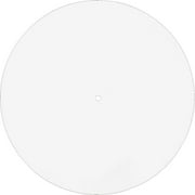 Acrylic Turntable Mat Support 11.8in Clear Vinyl LP Record Player Mat Reduces Noise Anti Static Flat Round Protective Records Platter Slipmat Pads for Cleaner Acoustic Sound Support
