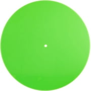 Acrylic Turntable Mat Support 11.8in Green Vinyl LP Record Player Mat Reduces Noise Anti Static Flat Round Protective Records Platter Slipmat Pads for Cleaner Acoustic Sound Support