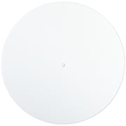 Acrylic Turntable Mat Support 11.8in White Vinyl LP Record Player Mat Reduces Noise Anti Static Flat Round Protective Records Platter Slipmat Pads for Cleaner Acoustic Sound Support DIY