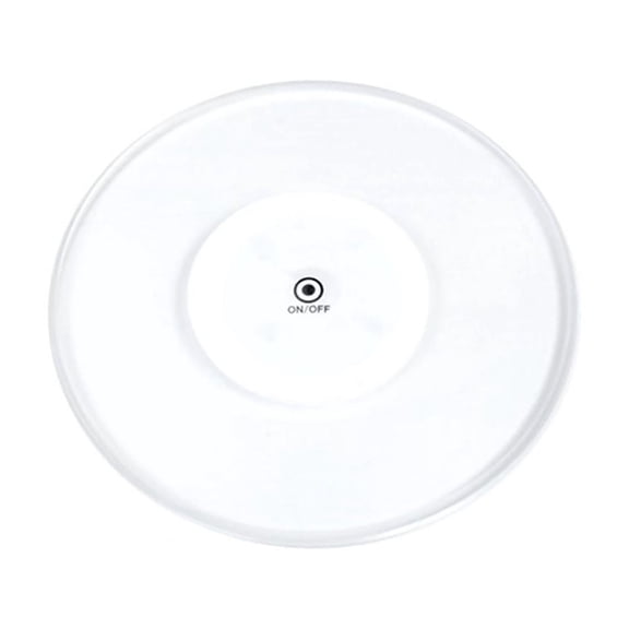 Acrylic Ultra-thin Led Coaster Round Shape Luminous Coaster Cup Mat Cocktail Beverage Coasters Home Party Club Bar Supply