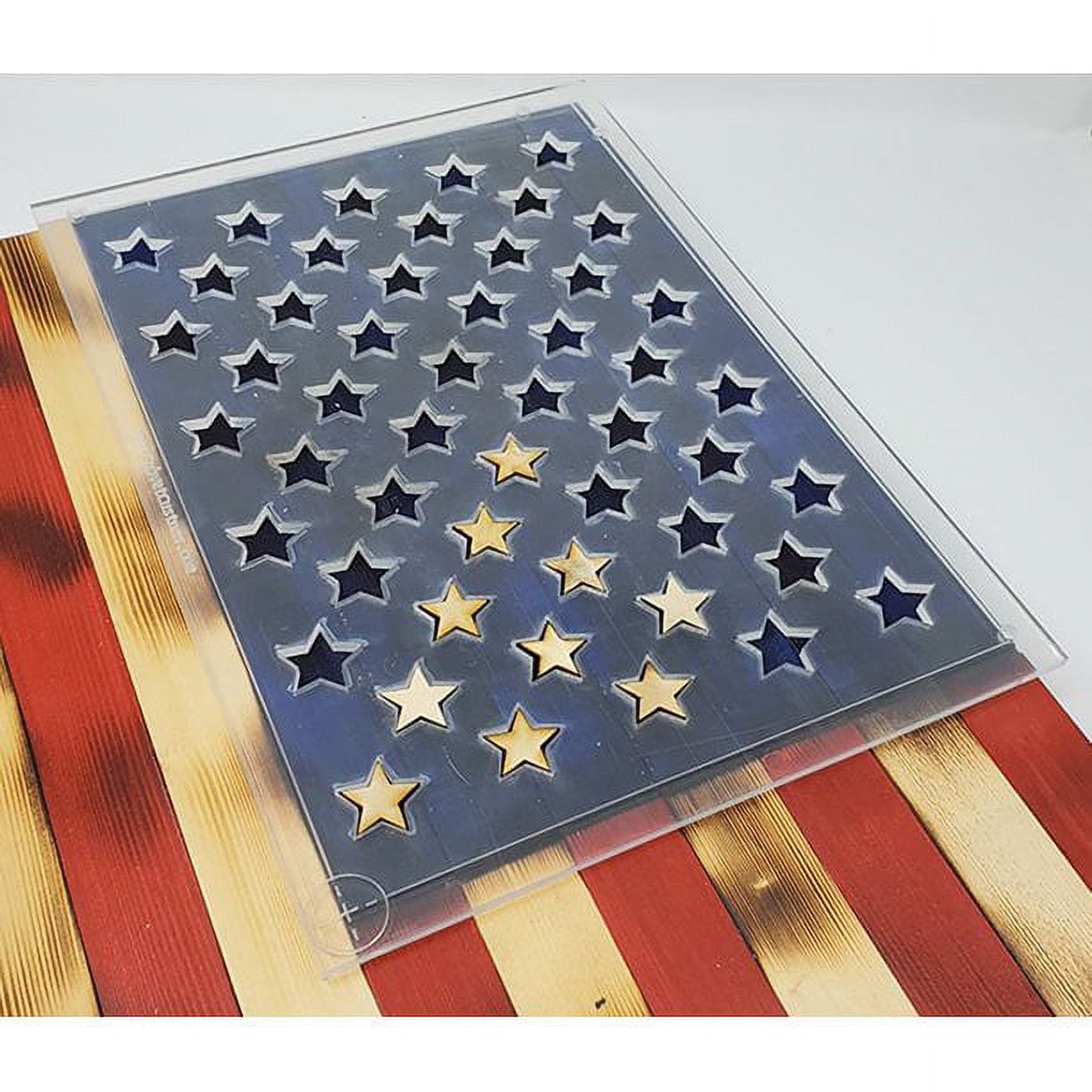 Acrylic Union Star Template Stencil with Alignment Slots and Reticle for 48 acrylic-union-star-template-stencil-with-alignment-slots-and-reticle-for-48-x-25-american-flag-walmart-com