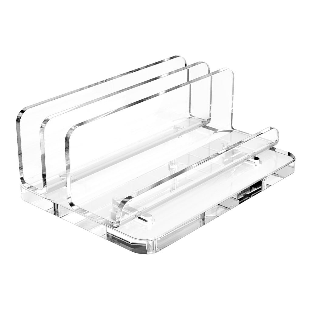 Acrylic Vertical Laptop Stand Desktop Holder Space Saving for Notebook Dock