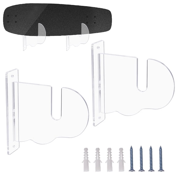 Acrylic Wall Hanging Display Shelf for Home Decoration with Screws Clear 143x150x40mm