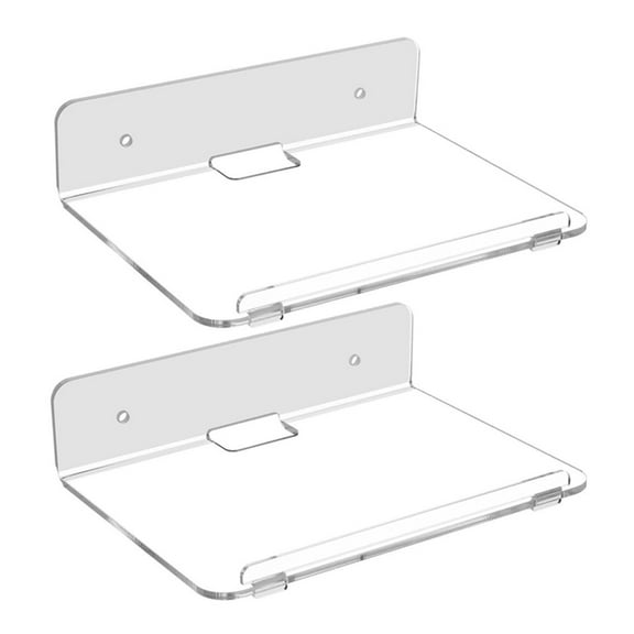 Acrylic Wall Mount Shelf for Speakers Space Saving Storage Floating Shelf