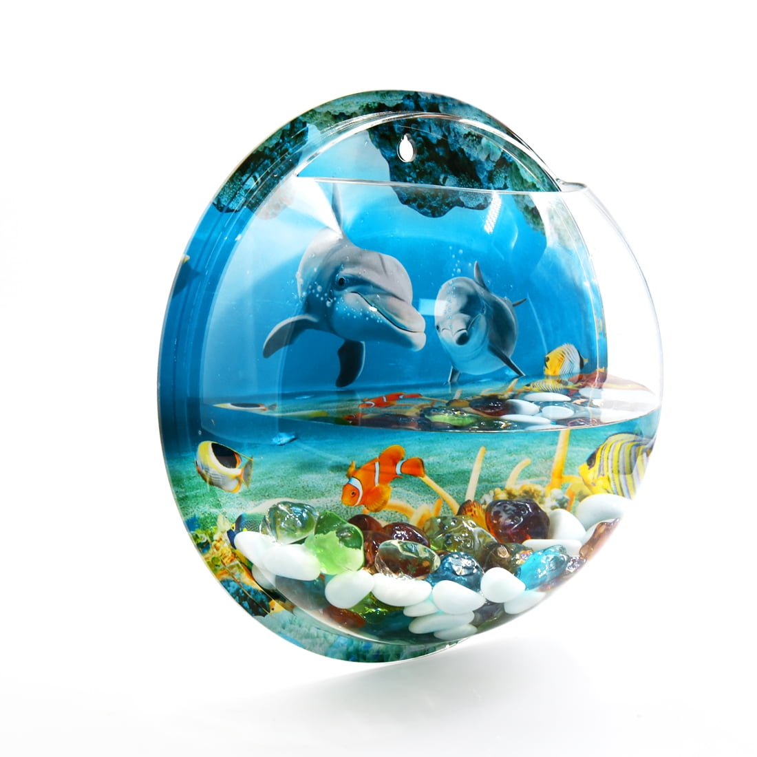 Acrylic Wall Mounted Hanging Fishbowl Plant Bubble Home Decor 260mm Dia