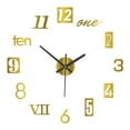 thumbnail image 1 of Acrylic Wall Sticker Clock Artistic Clock DIY Art Clock Wall Sticker Clock мй ёш T1U9, 1 of 7