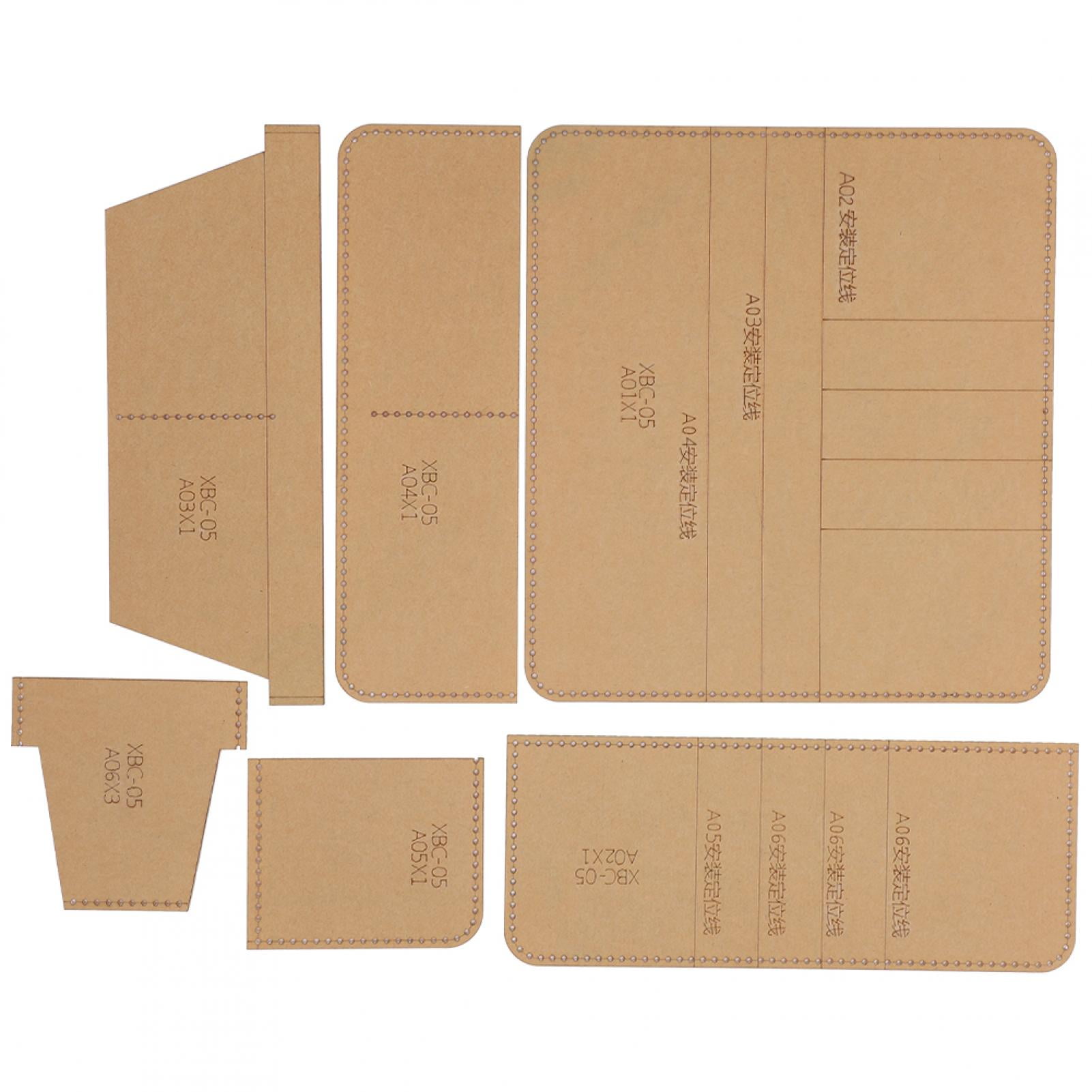 Acrylic Wallet Stencil, Portfolio Leather Transparent Acrylic Stencil Acrylic Wallet Stencil, Portfolio Leather Transparent Acrylic Stencil
