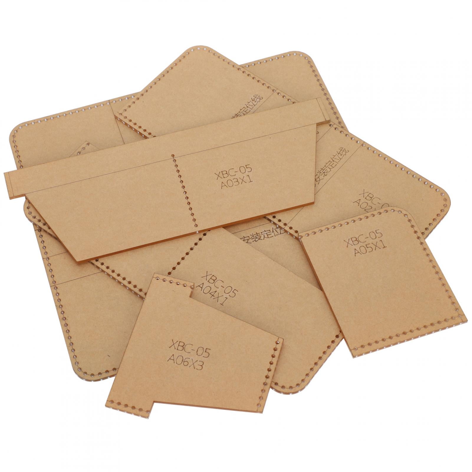 Acrylic Wallet Template Transparent Manual DIY Portfolio Leather Craft