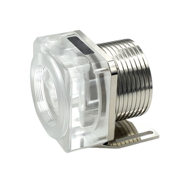 Acrylic Water Pump Heat Dissipation Clear Pump Cover Maintenance Pump Cover Replacement For D5 Water Cooling