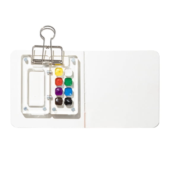 Acrylic Watercolor Paint Set, Portable Mini Watercolor Kit, Minimalist Design Style, Easy-to-use Watercolor Medium, Artistic Expression, Creative Hobby Supplies, Gift for Artistic Hobbyist,
