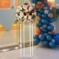 thumbnail image 1 of Acrylic Wedding Flower Stand Wedding Centerpieces Flower Stand Vase Column Stand, 1 of 12