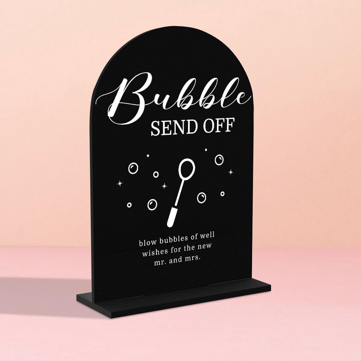Acrylic Wedding Sign for Ceremony, Modern Calligraphy Arch Acrylic ...