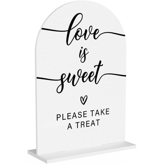 Acrylic Wedding Sign Wedding Signs for Ceremony Open Bar Sign for Wedding Modern Calligraphy Arch Acrylic Table Top Sign for Wedding Reception and Event Party Table(white)