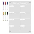 Acrylic Weekly Planner Board, 11.7