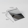 thumbnail image 1 of Acrylic White Creative Jewelry Earrings Studs Display Rack Portable Ear Stand Storage Holder Fashion Organizer Storage Box Size B Silver, 1 of 6