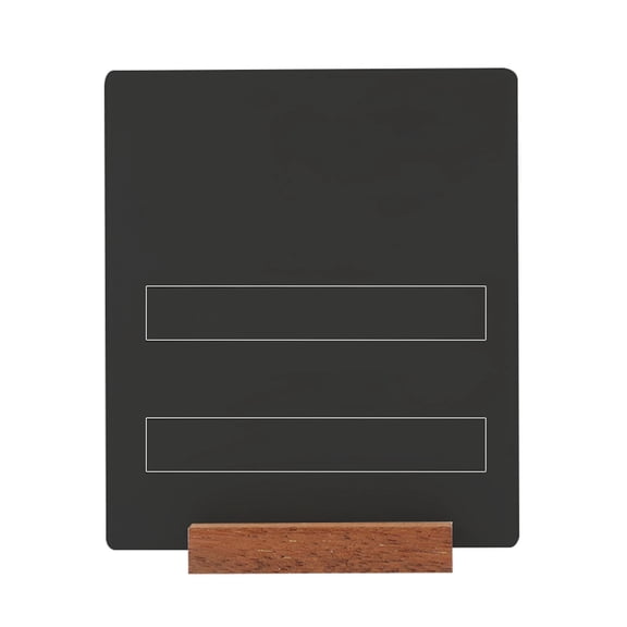 Acrylic WiFi Password Card White Base Clear Display for Home Office Restaurant Hotel Desktop Reminder