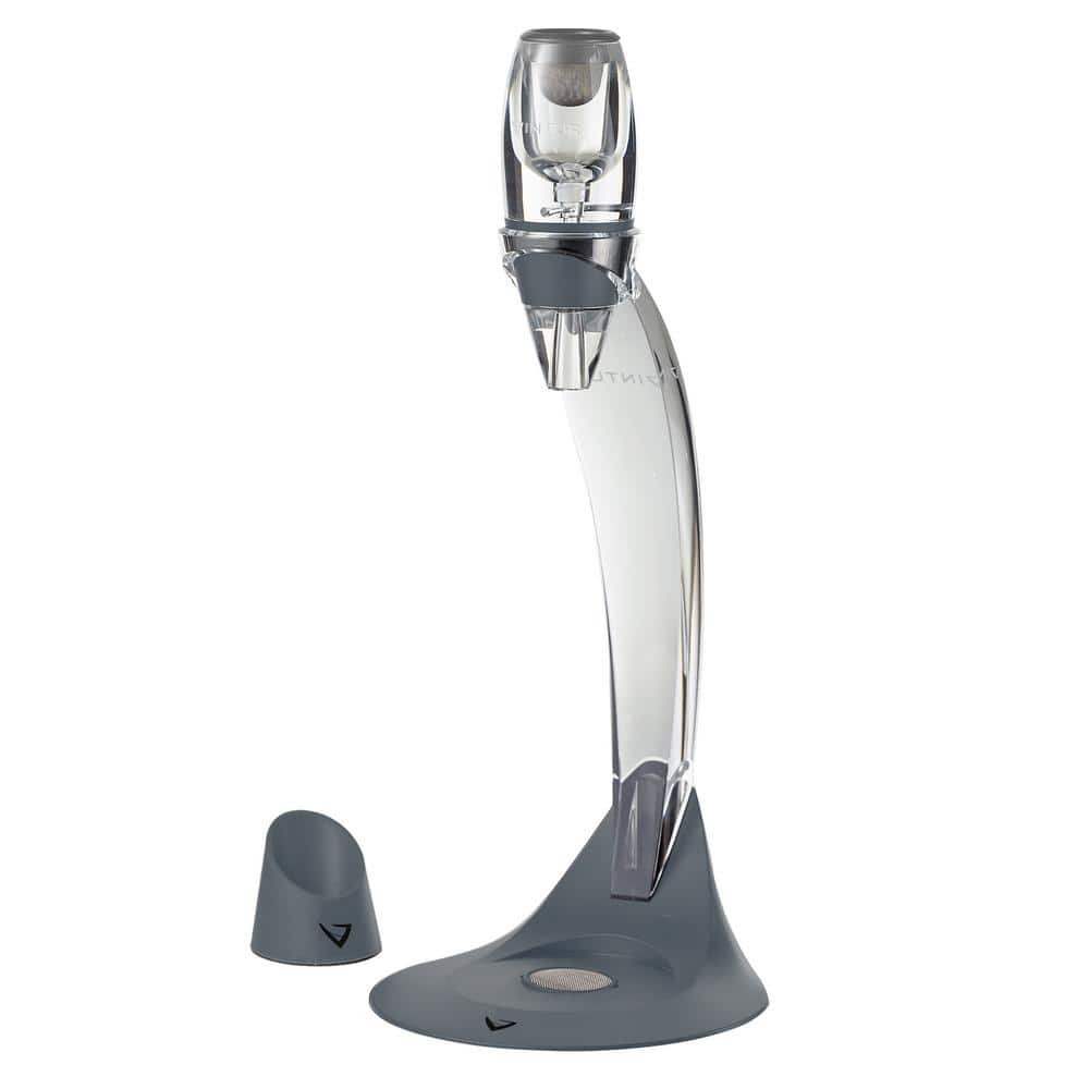 Acrylic Wine Aerator Tower Set for Red Wines with Clear Stand