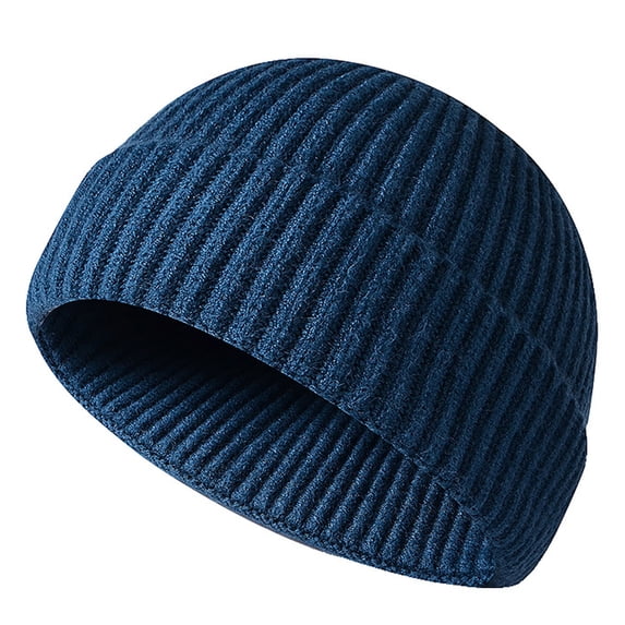 Sunshuilll Knit Beanie Hat for Casual, Blue, One Size, 1 Count