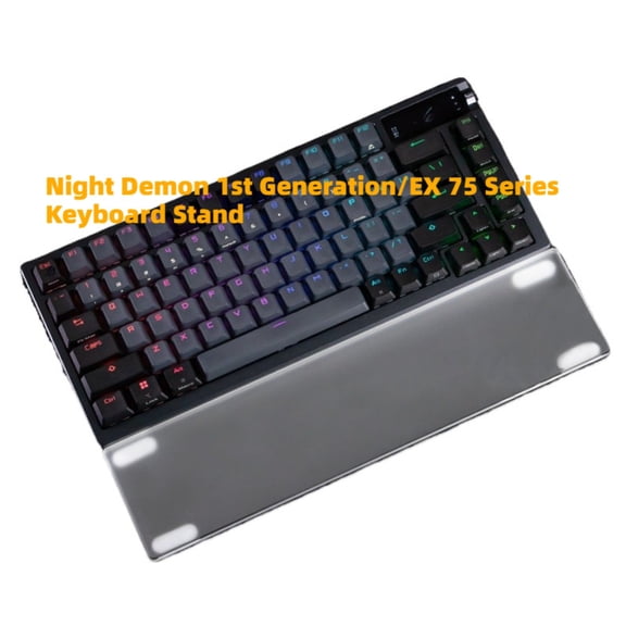 Acrylic Wrist Rest for ROG Azoth Extreme & ROG Azoth, Ergonomic Palm Support Pad for ROG Mechanical Gaming Keyboards, Clear Hand Rest