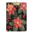 thumbnail image 1 of Acrylic Writing Board Gold12.5*9 Inch Clipboards Transparent Acrylic Material Suitable For Office Classroom Teachers Fashion Bloggers Stationery Enthusiasts Red Cute Cartoon Flower, 1 of 9