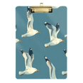 thumbnail image 1 of Acrylic Writing Board Gold12.5*9 Inch Clipboards Transparent Acrylic Material Suitable For Office Classroom Teachers Fashion Bloggers Stationery Enthusiasts Blue Seagull, 1 of 9