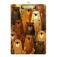 thumbnail image 1 of Acrylic Writing Board Silver 12.5*9 Inch Clipboards Transparent Acrylic Material Suitable For Office Classroom Teachers Fashion Bloggers Stationery Enthusiasts Cartoon Beaver Group, 1 of 9