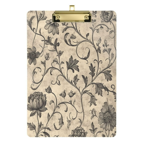 Acrylic Writing Tablet,A Medieval-style Pattern12.5"9"Rectangular One-sided Printed Clear Acrylic Writing Tablet.