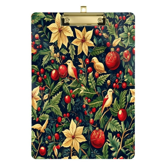 Acrylic Writing Tablet, One-Sided Printed Clear Whiteboard, 1 Count