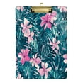 thumbnail image 1 of Acrylic Writing Tablet,Pink Flower12.5"×9"Rectangular One-sided Printed Clear Acrylic Writing Tablet., 1 of 8