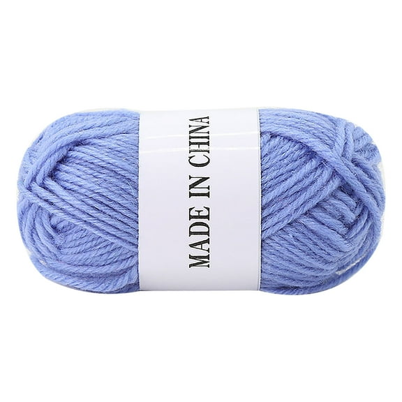 Acrylic Yarn 5 Pack Medium Thick Knitting Crochet DIY Doll Hat Scarf Sweater Shawl Soft Durable No Pilling 25g Skein Hand Washable Home Craft Supplies Assorted Colors for Women Kids
