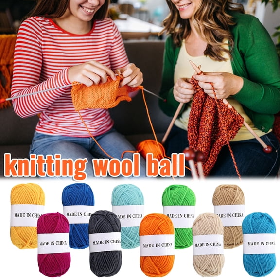 Acrylic Yarn 5 Pack | Medium Thick Polyester Skeins for Knitting & Crochet | Soft, Non-Pilling, Hand Washable | 25g Each | DIY Hats, Scarves, Shawls, Sweaters, Accessories | Durable Multi-Use Yarn