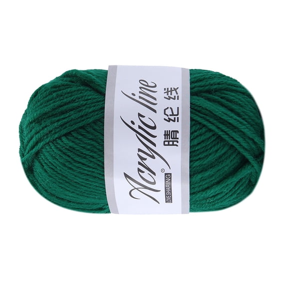 Acrylic Yarn for Hand Knitting Chunky Soft Texture Knitting Yarn for DIY Crochet Scarf Hat Sweater Craft Projects Warm Durable Fiber Style Color,crochet yarn,F,1PC
