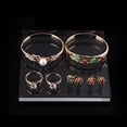 thumbnail image 1 of Acrylic blocks Jewelry holder Jewellery organizer display stand for Bracelet Necklace Ring earring cosmetics perfume tray case 8x8cm 3mm thick, 1 of 5