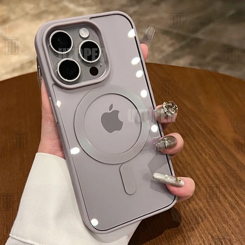 Acrylic iPhone Case Hard Shockproof Cover for iPhone 16 15