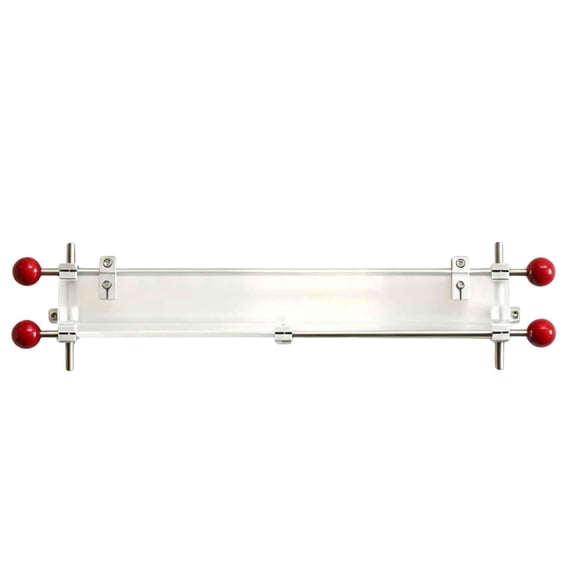 Acrylic magazine holder wall, floating wall shelf, Space-saving brochure holder, wall-mounted magazine rack for living room, office, hallway, filing and storage