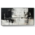 thumbnail image 1 of Acrylic painting abstract painting art painting black and white wall home office bedroom decor large canvas textured impasto art,(46*91cm)18*36 Inches,Unstretched,Frameless, 1 of 4