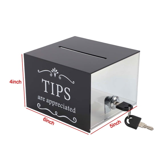 Acrylic storage box,money box,can be wall-mounted or laid flat(lockable/classic)