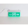 Acrylic tag fire indicator light floor safety exit oneway arrow